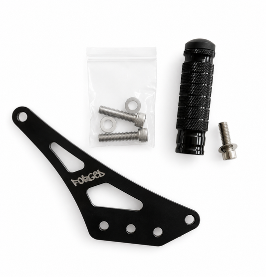 Sur-Ron Light Bee X (LBX) Foot Lock Kit | CNC Metal Foot Lock Bracket (Reversible) product detail photo 2