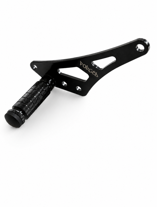 Sur-Ron Light Bee X (LBX) Foot Lock Kit | CNC Metal Foot Lock Bracket (Reversible) product photo