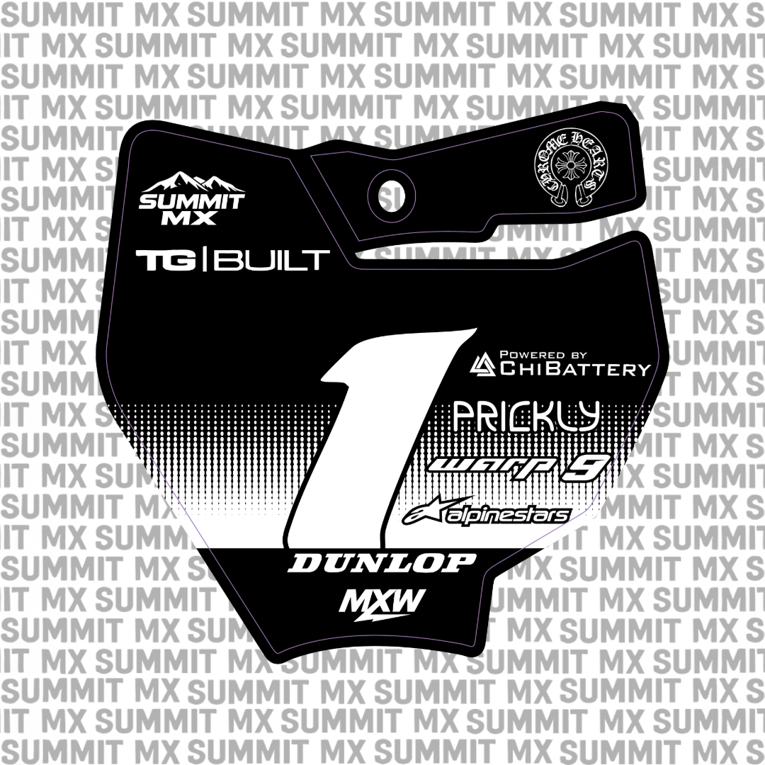 Horizon Number Plate Decal product detail photo 6