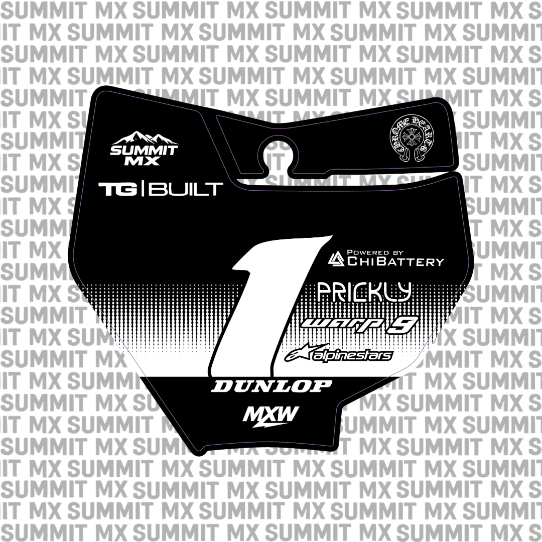 Horizon Number Plate Decal product detail photo 7