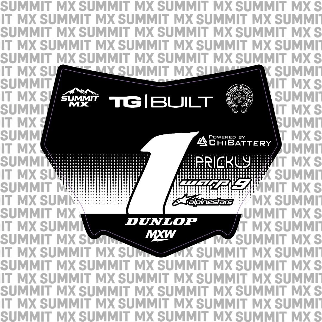 Horizon Number Plate Decal product detail photo 3