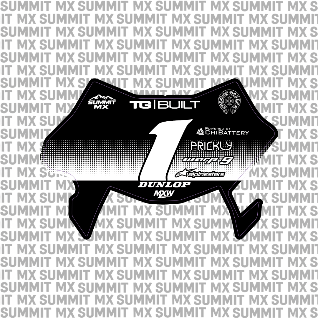 Horizon Number Plate Decal product detail photo 5