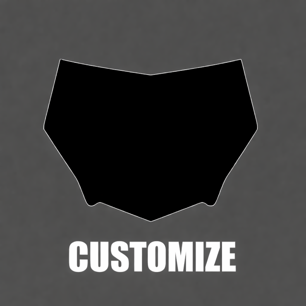 Motocutz Plate Decal- (DM Socal Designs on TikTok to customize)