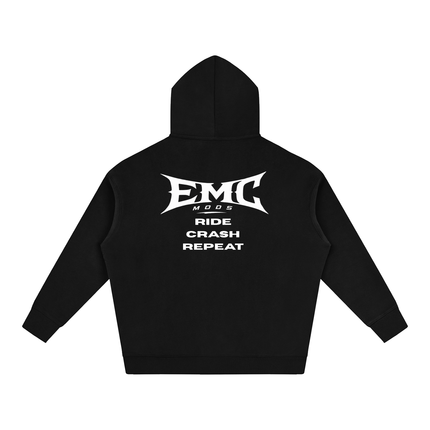 EMC Mods Ride Crash Repeat Hoodie: Black product detail photo 2