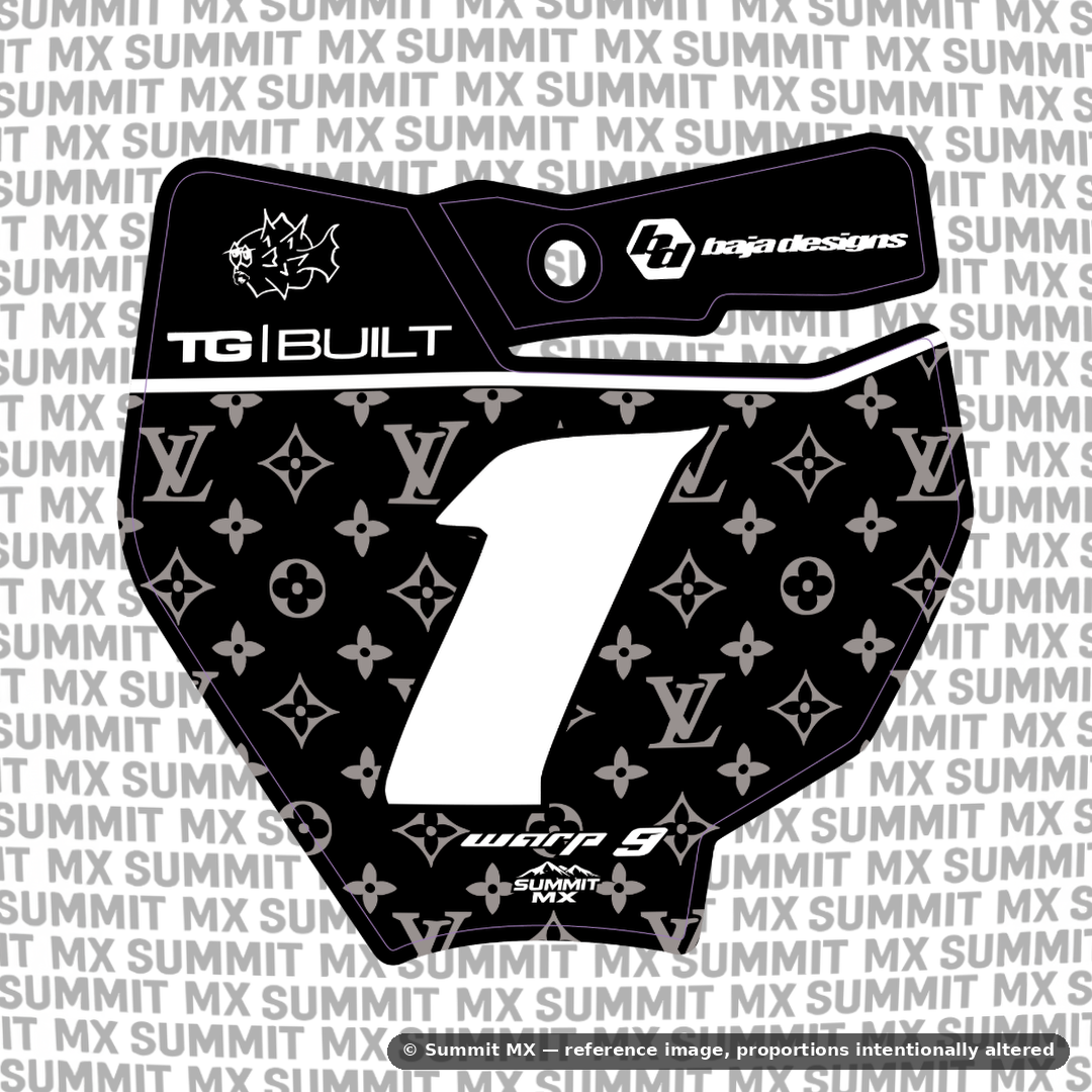 LV Number Plate Decal product detail photo 7