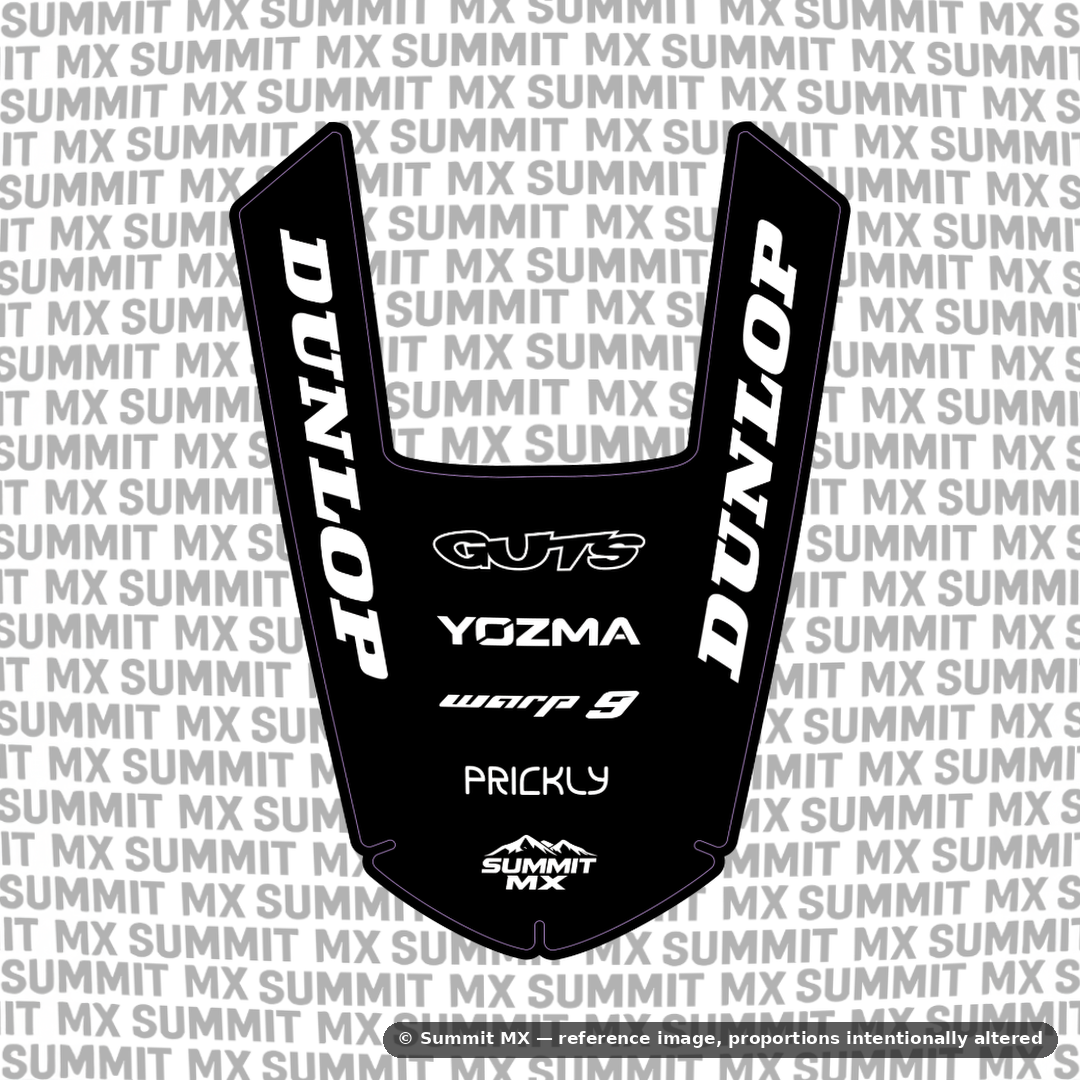 Yozma IN10 Rear Fender Decal product detail photo 2