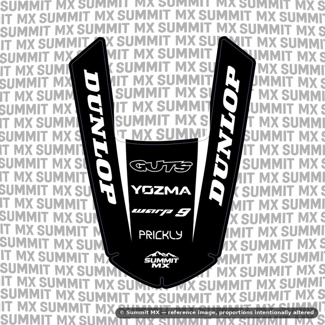 Yozma IN10 Rear Fender Decal product detail photo 3